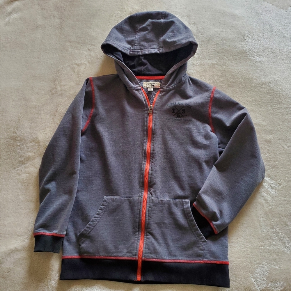 📣5 for $20!📣 Triple Five Soul Vintage Zip Up Hoodie Boys LG